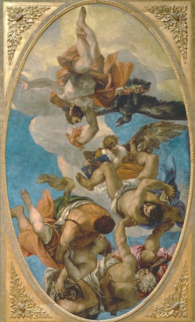 Jupiter Striking Down the Vices by Paolo Veronese